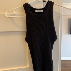 Black Tank Top from Zara